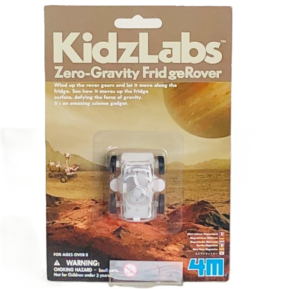 🌟ADD-ON ONLY🌟 4M Science KidzLabs-Zero- Gravity Fridge Rover Age 8+ New Sealed